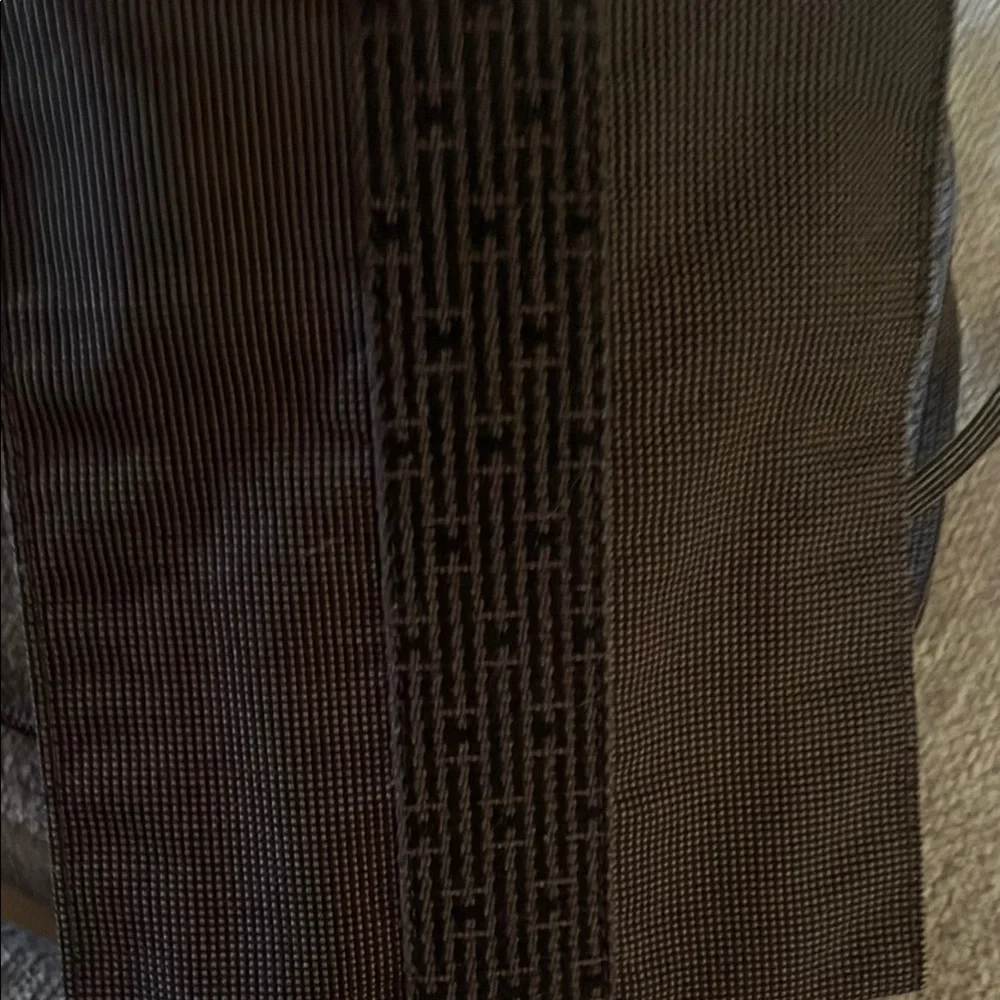 Hermes Brown and Black Herline Pochette Tote Mini Bag - Picture 9 of 9